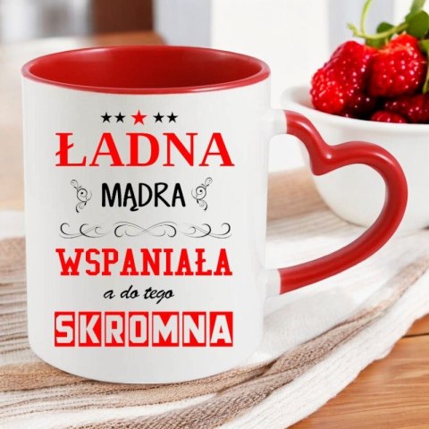 Kubek z nadrukiem prezent dla koleżanki dziewczyny żony mamy Dzień Kobiet