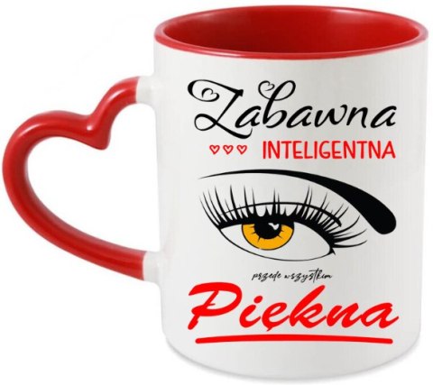 Kubek z nadrukiem prezent dla koleżanki dziewczyny żony mamy Dzień Kobiet