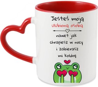 Kubek z nadrukiem prezent dla żony na Walentynki Dzień Kobiet urodziny