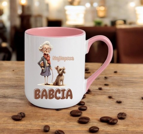 Kubek z nadrukiem prezent Dzień Babci urodziny babcia imieniny święta