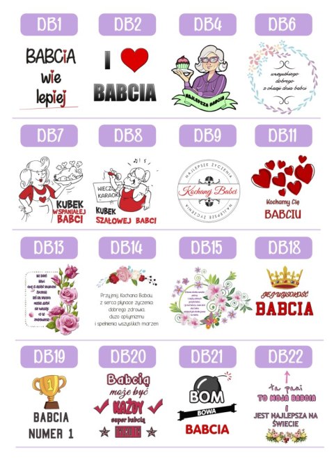 Kubek z nadrukiem prezent Dzień Babci urodziny babcia imieniny