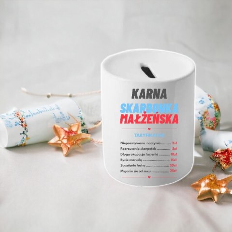 SKARBONKA MAŁŻEŃSKA ŚMIESZNY PREZENT NA ŚLUB ROCZNICĘ URODZINY SKARBONKA MAŁŻEŃSKA ŚMIESZNY PREZENT NA ŚLUB ROCZNICĘ URODZINY
