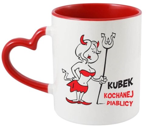 Kubek z nadrukiem prezent dla koleżanki dziewczyny kobiety żony Walentynki