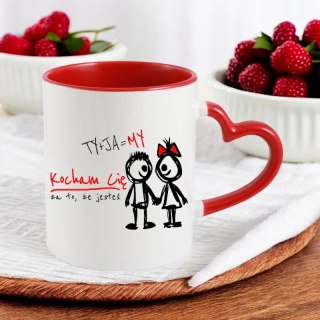 Kubek z nadrukiem prezent dla koleżanki dziewczyny kobiety żony Walentynki