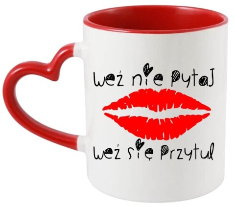 Kubek z nadrukiem prezent dla koleżanki dziewczyny kobiety żony Walentynki