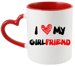 Kubek z nadrukiem prezent dla koleżanki dziewczyny przyjaciółki Walentynki