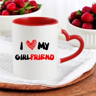 Kubek z nadrukiem prezent dla koleżanki dziewczyny przyjaciółki Walentynki