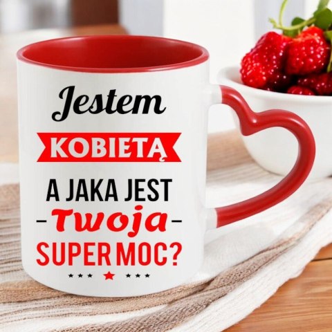 Kubek z nadrukiem prezent dla koleżanki dziewczyny żony mamy Dzień Kobiet