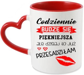 Kubek z nadrukiem prezent dla koleżanki dziewczyny żony mamy Dzień Kobiet
