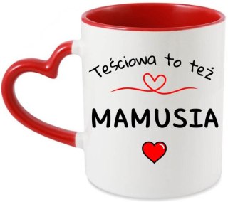 Kubek z nadrukiem prezent dla mamy teściowej na Dzień Matki urodziny