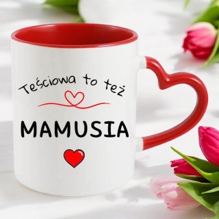 Kubek z nadrukiem prezent dla mamy teściowej na Dzień Matki urodziny