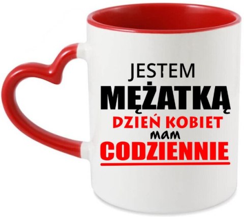 Kubek z nadrukiem prezent dla żony mamy Dzień Kobiet urodziny