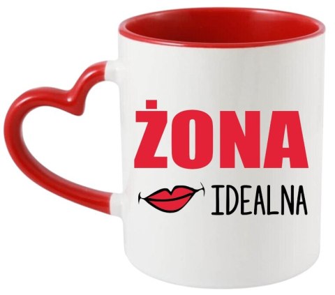 Kubek z nadrukiem prezent dla żony na Walentynki Dzień Kobiet urodziny