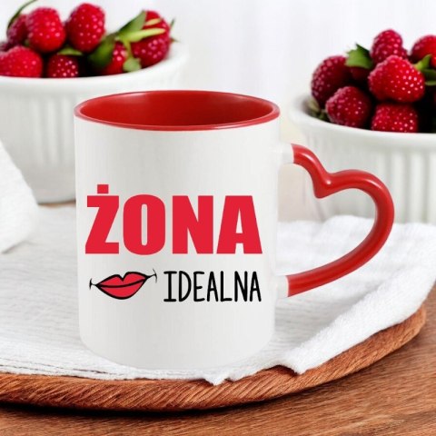 Kubek z nadrukiem prezent dla żony na Walentynki Dzień Kobiet urodziny