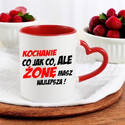 Kubek z nadrukiem prezent dla żony na Walentynki Dzień Kobiet urodziny