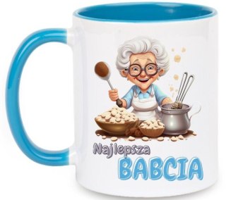 Kubek z nadrukiem śmieszny prezent Dzień Babci urodziny imieniny babcia
