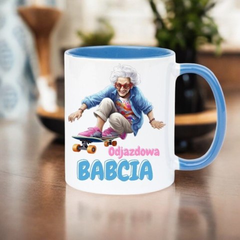 Kubek z nadrukiem śmieszny prezent Dzień Babci urodziny imieniny babcia