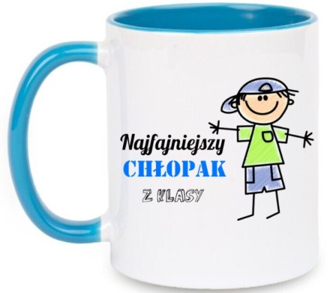 Kubek z nadrukiem prezent dla KOLEGI z klasy z imieniem chłopca 