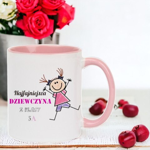 Kubek z nadrukiem prezent dla KOLEŻANKI z klasy z imieniem dziewczynki # Kubek z nadrukiem prezent dla KOLEŻANKI z klasy z imieniem dziewczynki #