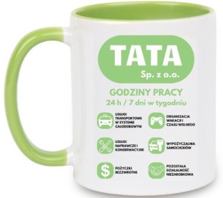 Kubek z nadrukiem śmieszny prezent na DZIEŃ OJCA dla TATY