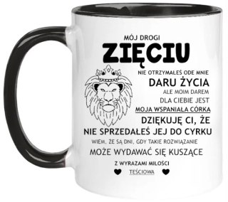 KUBEK DLA ZIĘCIA URODZINY IMIENINY ŚMIESZNY PREZENT ZIĘĆ