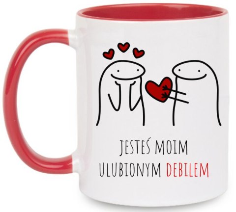 Kubek prezent dla dziewczyny koleżanki chłopaka na Walentynki urodziny