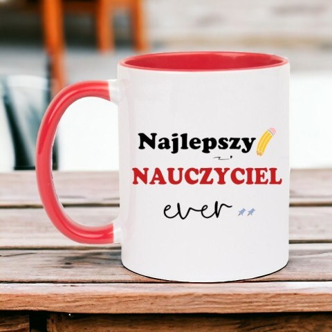 Kubek z imieniem prezent na Dzień nauczyciela wychowawcy przedszkolanki