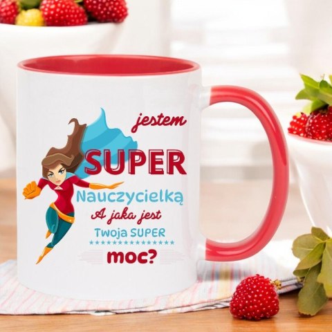Kubek z nadrukiem prezent Dzień nauczyciela wychowawczyni nauczycielki