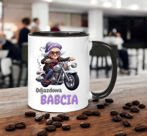 Kubek z nadrukiem śmieszny prezent Dzień Babci urodziny imieniny babcia