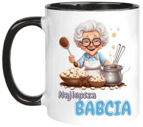 Kubek z nadrukiem śmieszny prezent Dzień Babci urodziny imieniny babcia