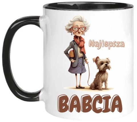 Kubek z nadrukiem śmieszny prezent Dzień Babci urodziny imieniny babcia