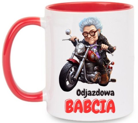 Kubek z nadrukiem śmieszny prezent Dzień Babci urodziny imieniny babcia