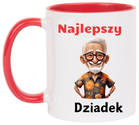 Kubek z nadrukiem śmieszny prezent Dzień Dziadka urodziny imieniny dziadek