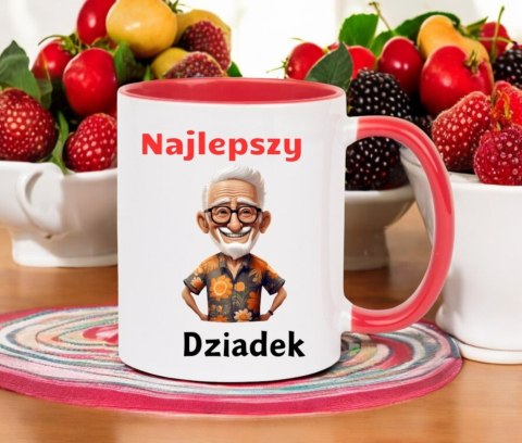 Kubek z nadrukiem śmieszny prezent Dzień Dziadka urodziny imieniny dziadek