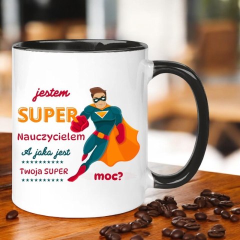 Kubek z nadrukiem śmieszny prezent Dzień nauczyciela wychowawcy