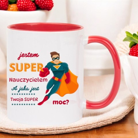 Kubek z nadrukiem śmieszny prezent Dzień nauczyciela wychowawcy