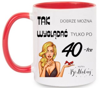 Kubek z nadrukiem śmieszny prezent urodziny imieniny koleżanki mamy żony