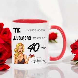 Kubek z nadrukiem śmieszny prezent urodziny imieniny koleżanki mamy żony