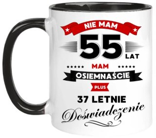 Kubek z nadrukiem śmieszny prezent na 55 URODZINY