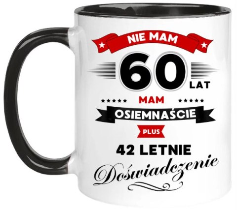Kubek z nadrukiem śmieszny prezent na 60 URODZINY