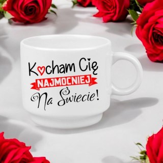 FILIŻANKA PREZENT NA WALENTYNKI DLA KOLEŻANKI DZIEWCZYNY ŻONY 250ml WZORY