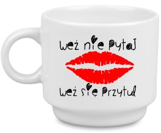 FILIŻANKA PREZENT NA WALENTYNKI DLA KOLEŻANKI DZIEWCZYNY ŻONY 250ml WZORY