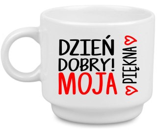 FILIŻANKA PREZENT NA WALENTYNKI DLA KOLEŻANKI DZIEWCZYNY ŻONY 250ml WZORY