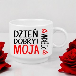 FILIŻANKA PREZENT NA WALENTYNKI DLA KOLEŻANKI DZIEWCZYNY ŻONY 250ml WZORY