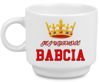 FILIŻANKA Z NADRUKIEM BABCIA ORYGINALNY PREZENT DZIEŃ BABCI 250ml