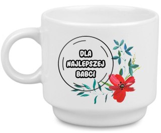 FILIŻANKA Z NADRUKIEM BABCIA ORYGINALNY PREZENT DZIEŃ BABCI 250ml