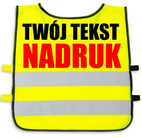 KAMIZELKA ODBLASKOWA DZIECIĘCA Z DOWOLNYM NADRUKIEM DLA DZIECKA # KAMIZELKA ODBLASKOWA DZIECIĘCA Z DOWOLNYM NADRUKIEM DLA DZIECKA #