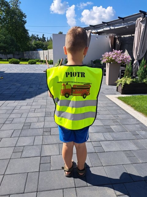 KAMIZELKA ODBLASKOWA DZIECIĘCA Z NADRUKIEM DLA DZIECKA CHŁOPCA DZIEWCZYNKI# KAMIZELKA ODBLASKOWA DZIECIĘCA Z NADRUKIEM DLA DZIECKA CHŁOPCA DZIEWCZYNKI#