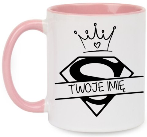 Kubek prezent dla dziewczyny koleżanki z imieniem urodziny Dzień Kobiet