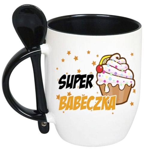 Kubek z łyżeczką prezent Dzień Kobiet dla koleżanki dziewczyny mamy wzory